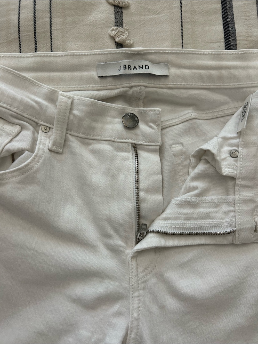J Brand Off-White Denim Jeans